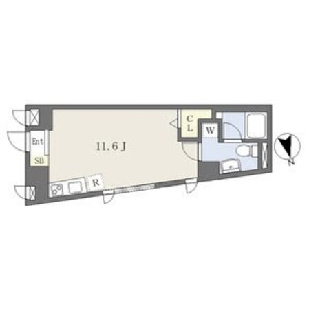 森下駅 徒歩5分 2階の物件間取画像